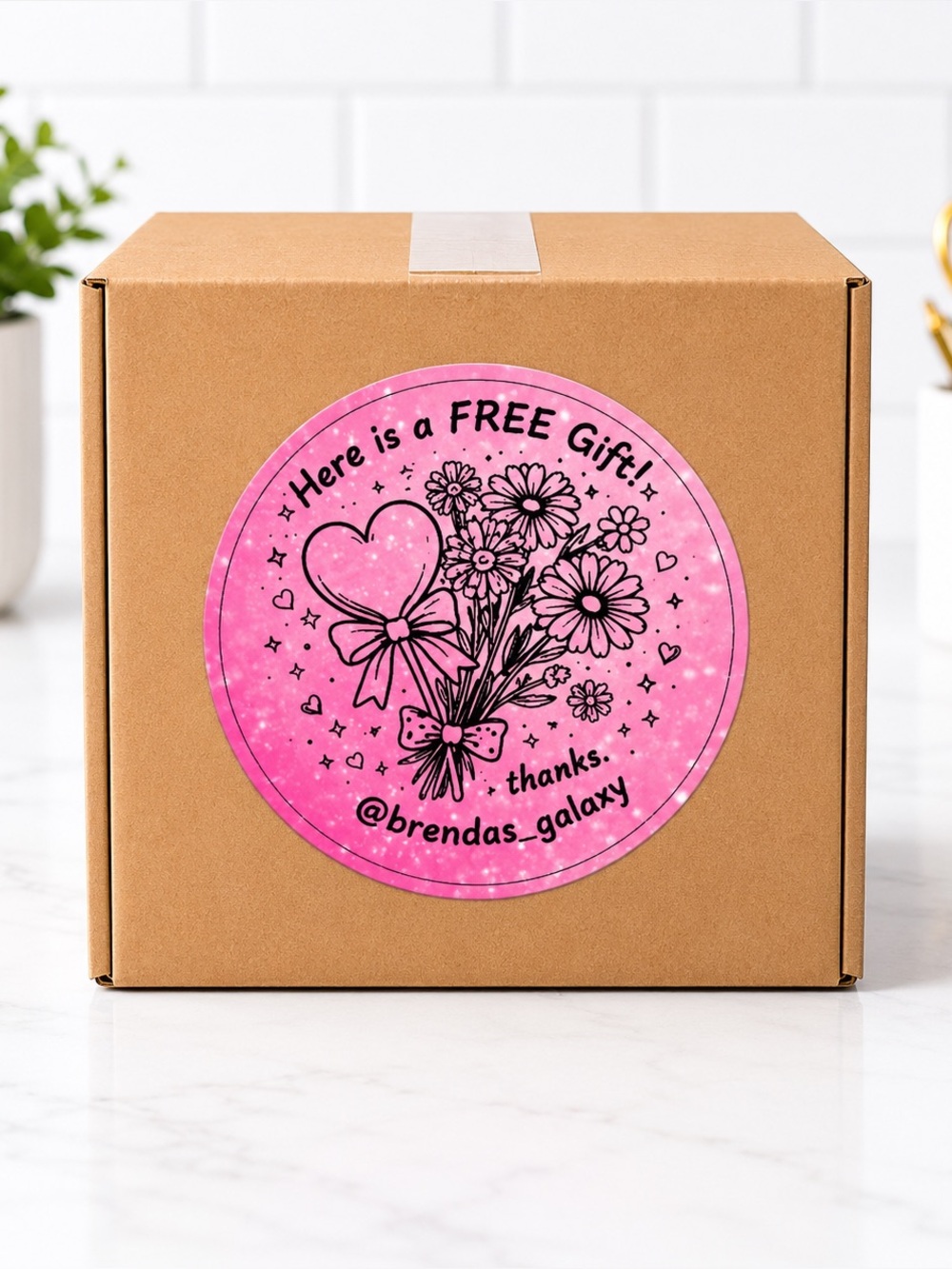 @brendas_galaxy Customized Stickers-100ct.